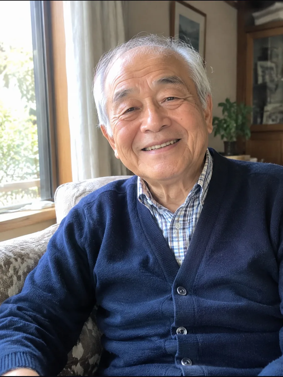 服装はそのまま、背景だけを整える(元の写真)
