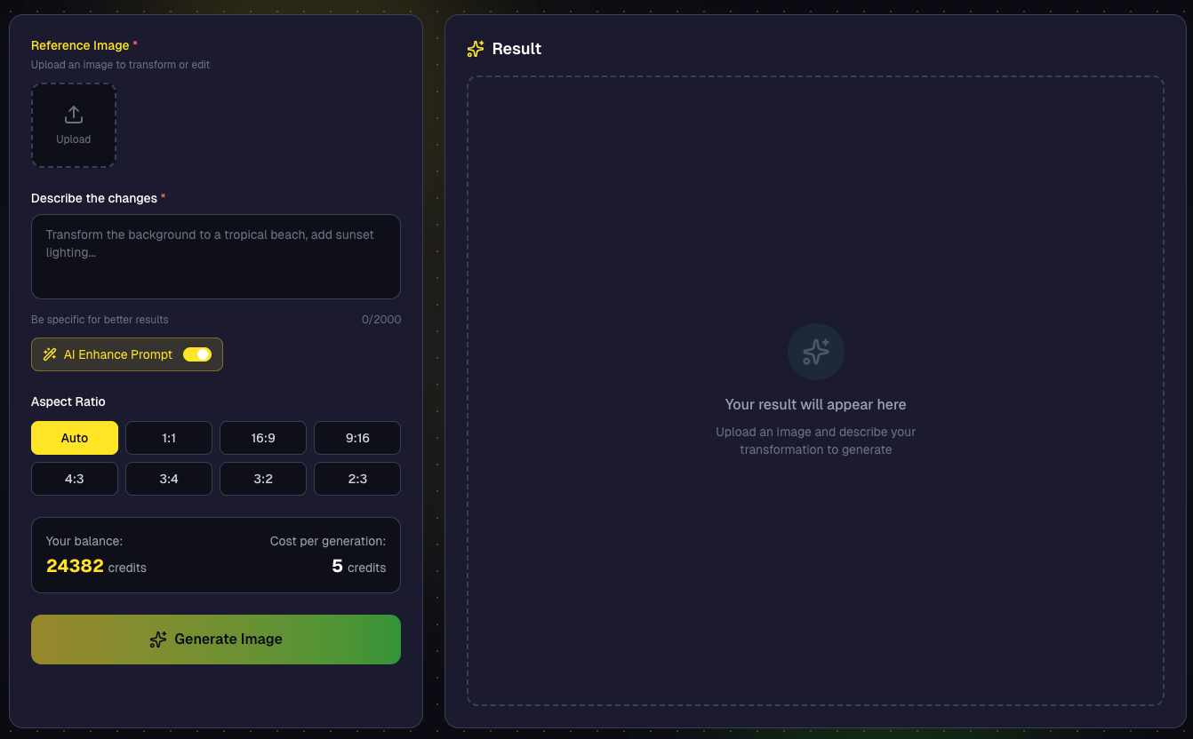 sparkpix.ai photo restoration tool — upload interface